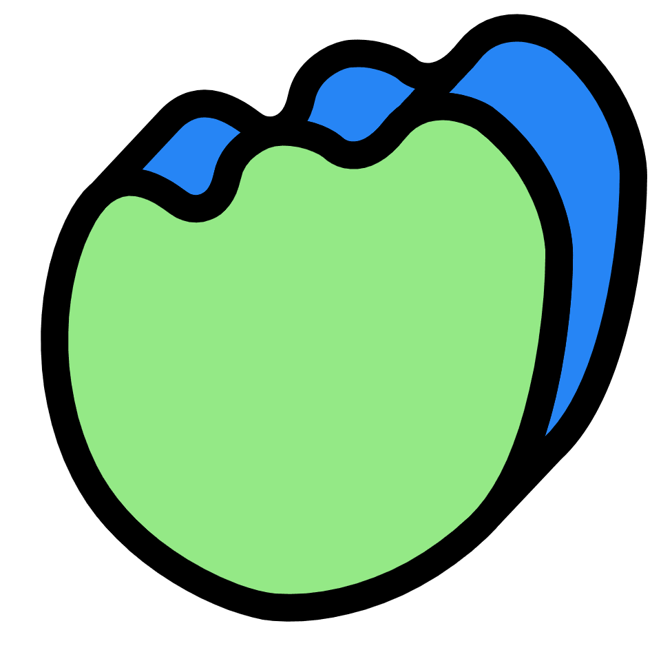 Flower Tulip Element from Retro Shapes Set