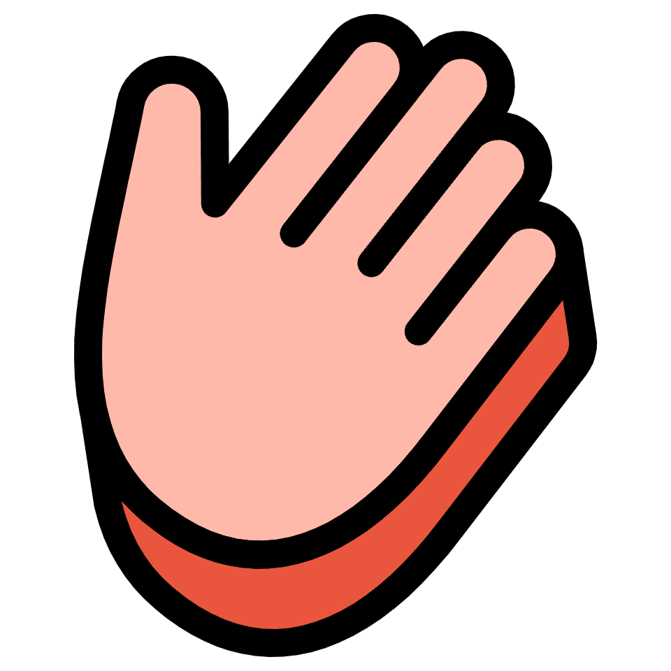 Hand Element from Retro Shapes Set