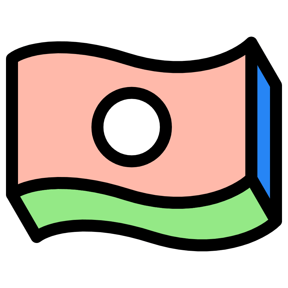 Money Cash Element from Retro Shapes Set
