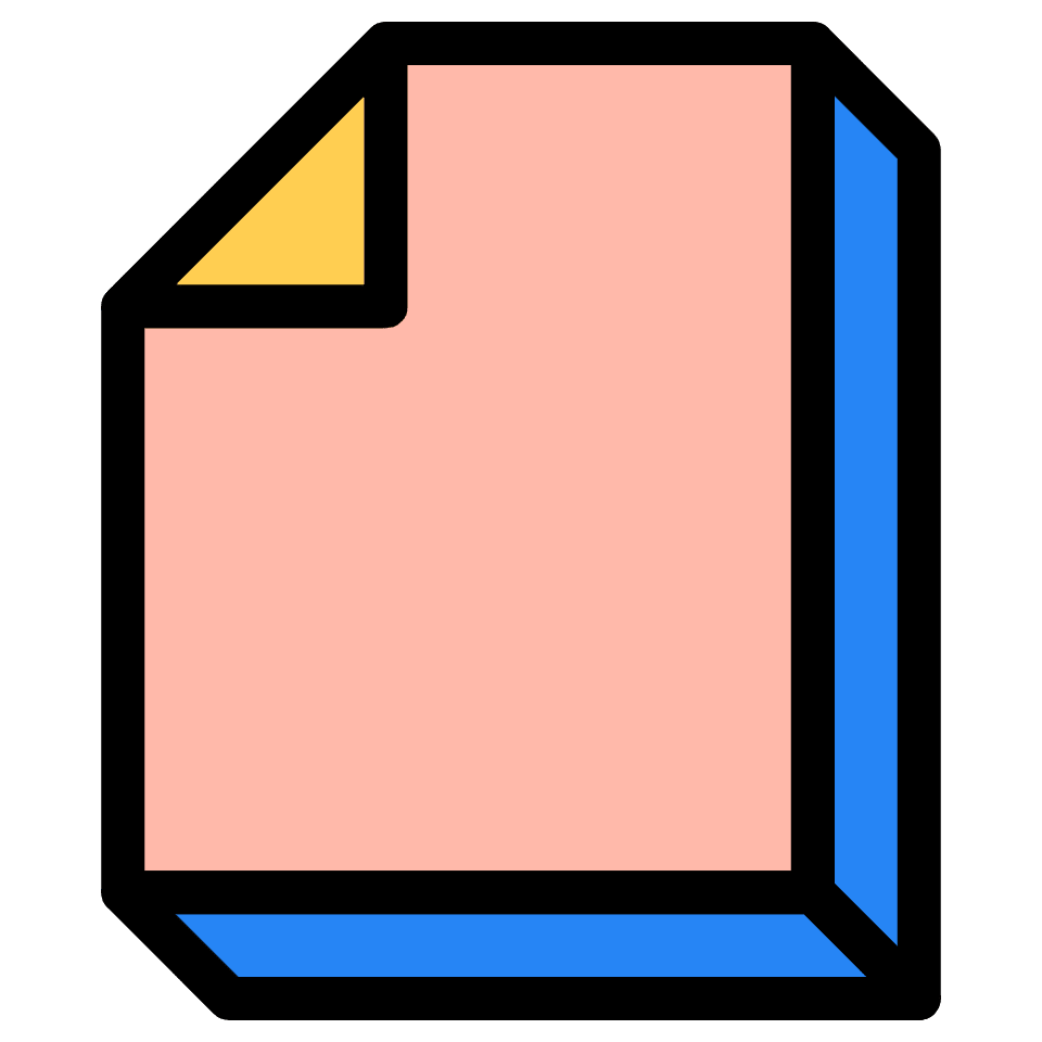 Note Element from Retro Shapes Set