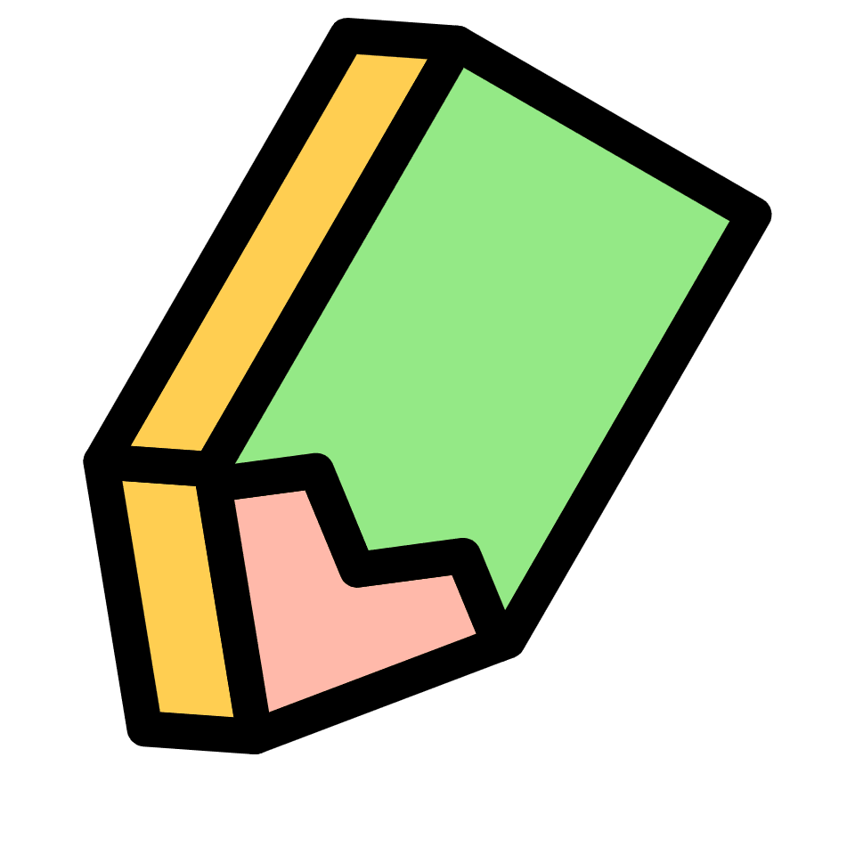 Pencil Element from Retro Shapes Set