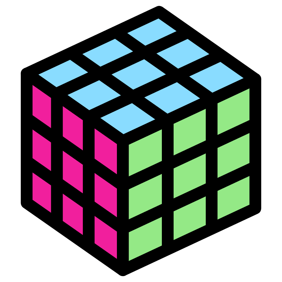 Rubic Element from Retro Shapes Set