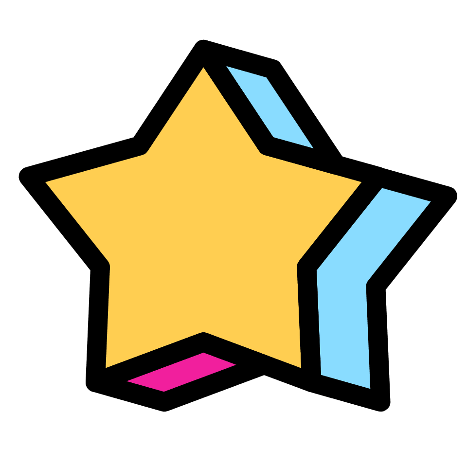 Star Element from Retro Shapes Set