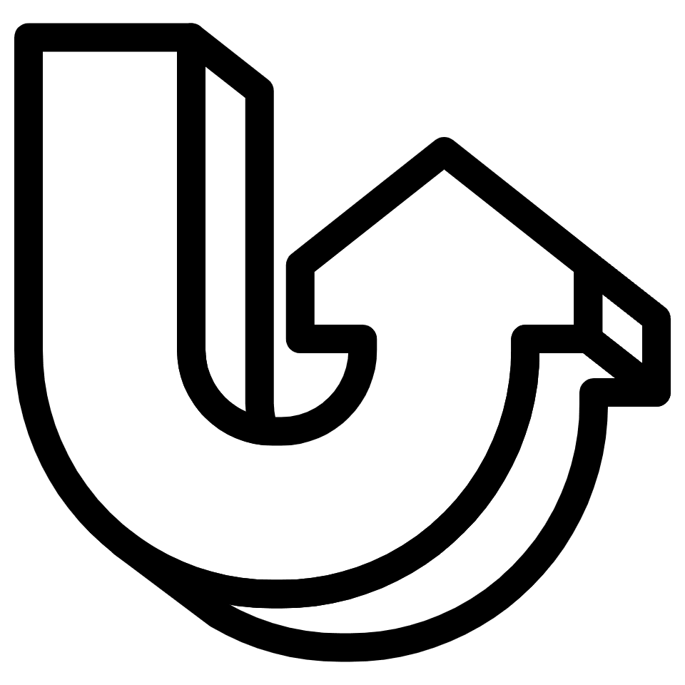 Arrow Turn Up Element from Retro Shapes Set
