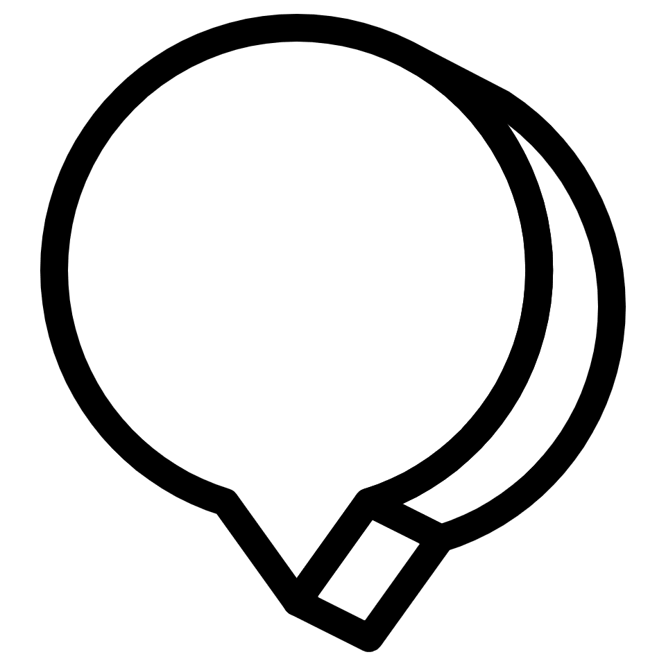 Bubble Circle Element from Retro Shapes Set