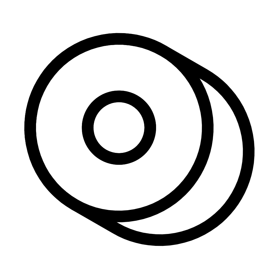 Circle Tube 2 Element from Retro Shapes Set