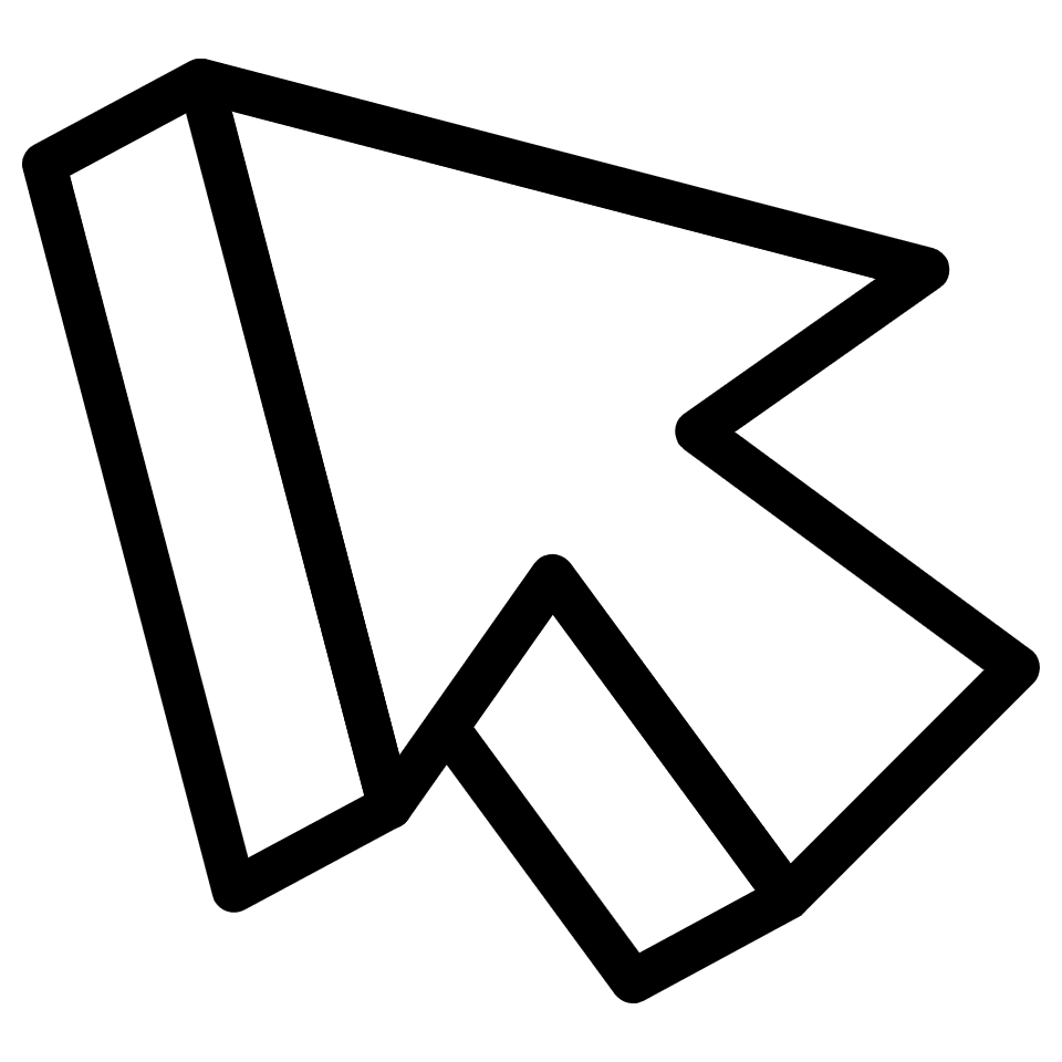 Cursor Element from Retro Shapes Set