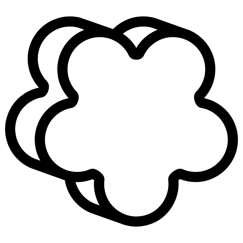 Flower Rotate Element from Retro Shapes Set