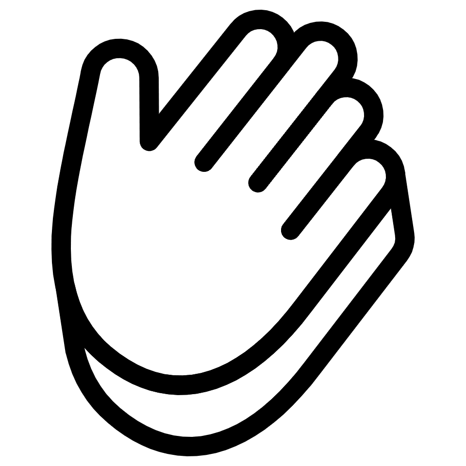 Hand Element from Retro Shapes Set