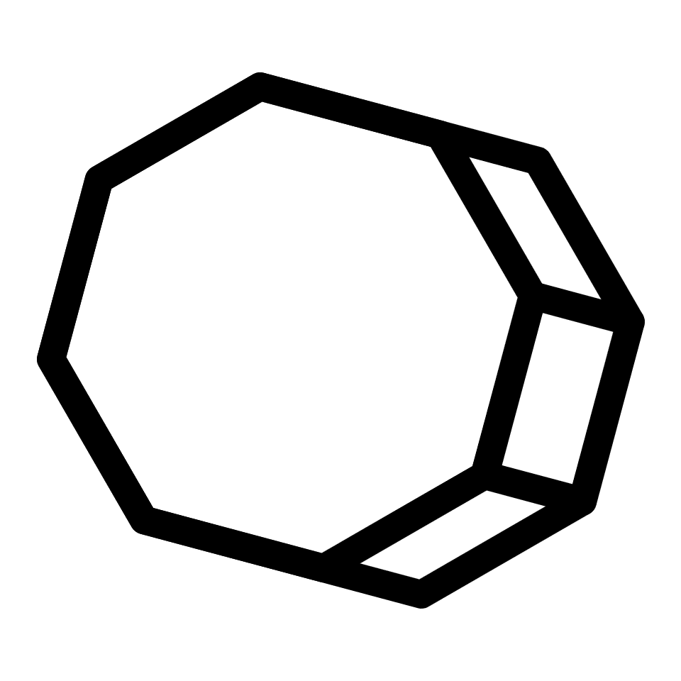 Octagon Element from Retro Shapes Set