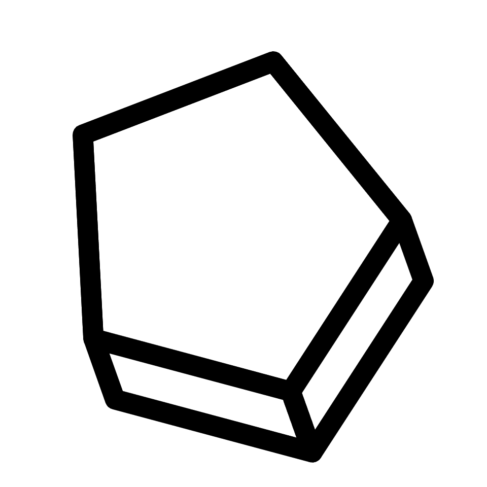 Pentagon Element from Retro Shapes Set