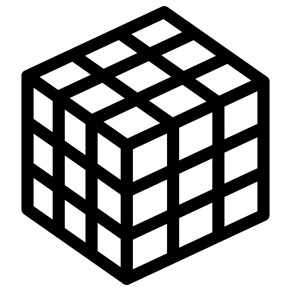 Rubic Element from Retro Shapes Set