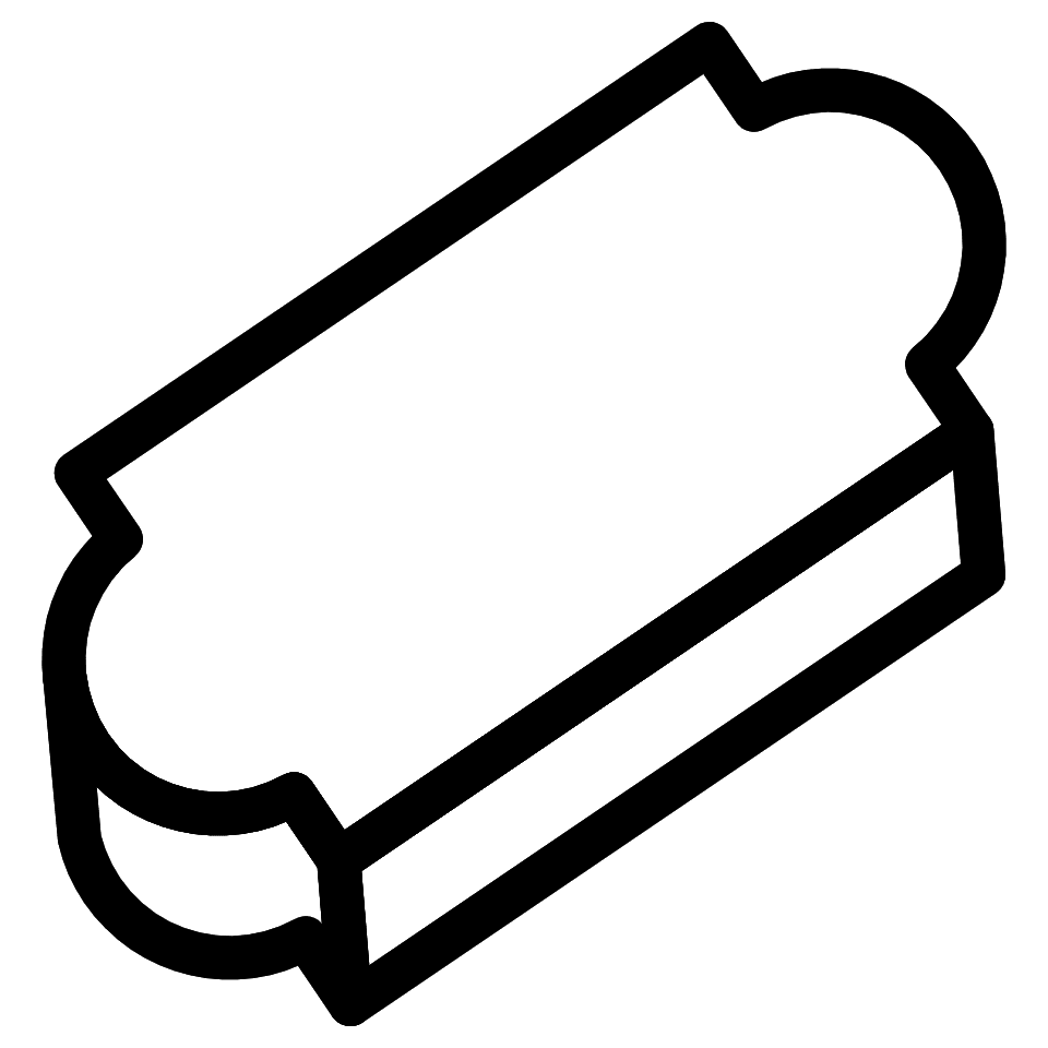 Ticket Tag Element from Retro Shapes Set