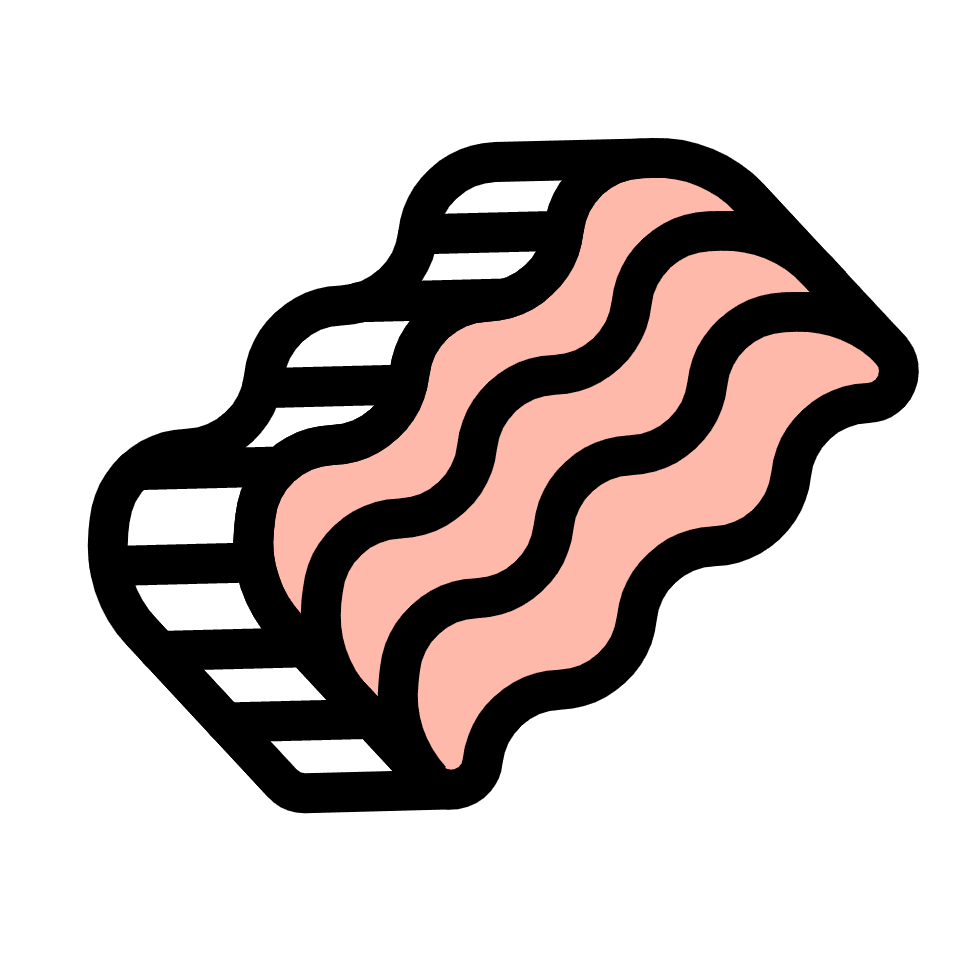 Abstract Meat Element from Retro Shapes Set