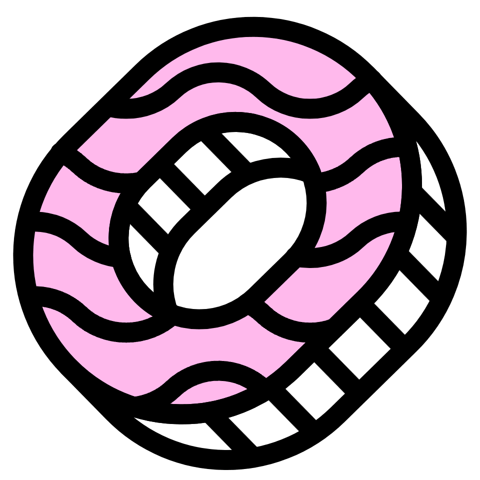 Abstract Ring Element from Retro Shapes Set