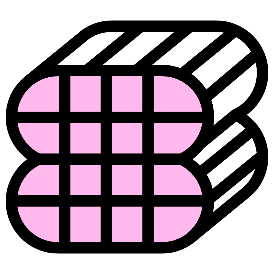 Abstract Tube Element from Retro Shapes Set