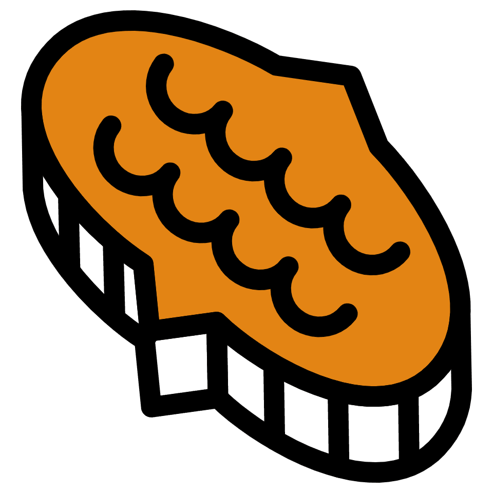 Chestnut Element from Retro Shapes Set