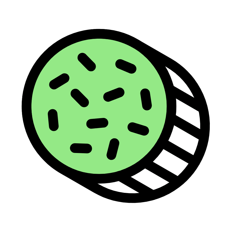 Circle Tube Element from Retro Shapes Set