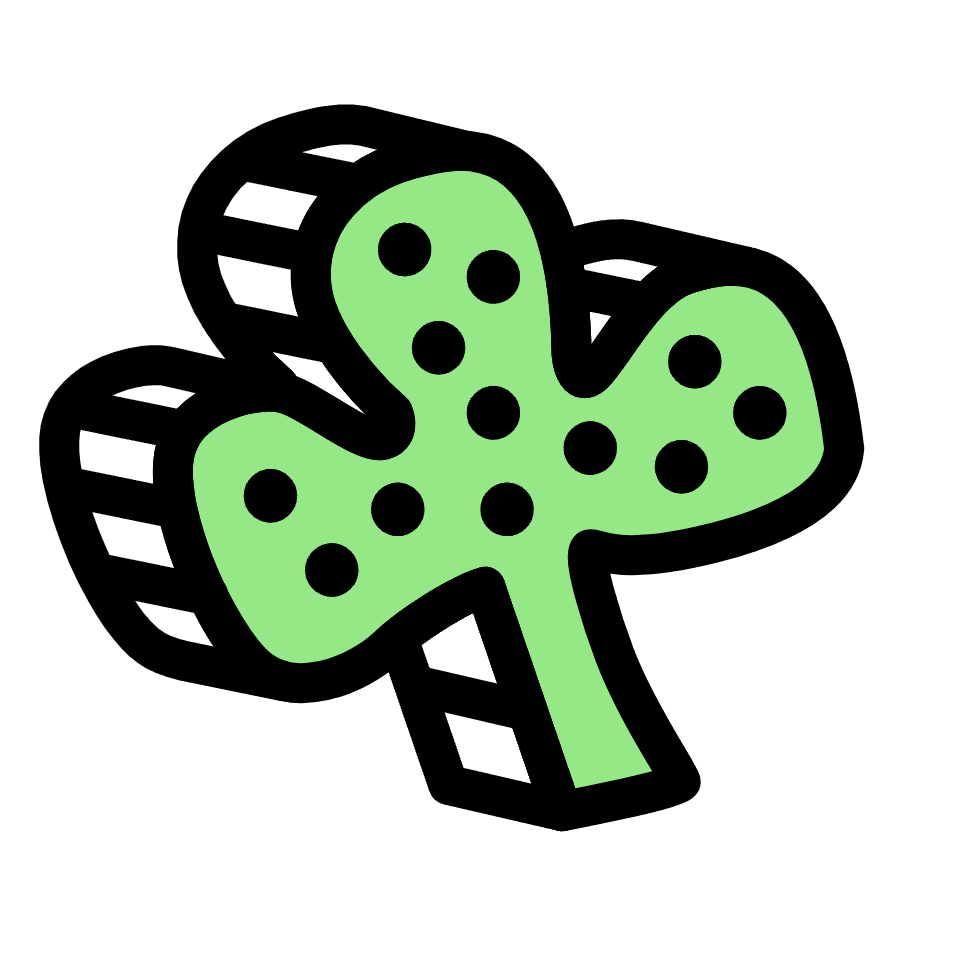 Clover Element from Retro Shapes Set