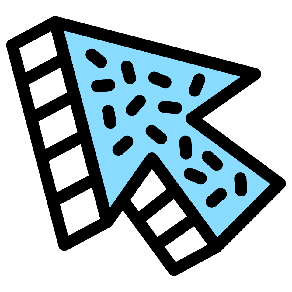 Cursor Element from Retro Shapes Set