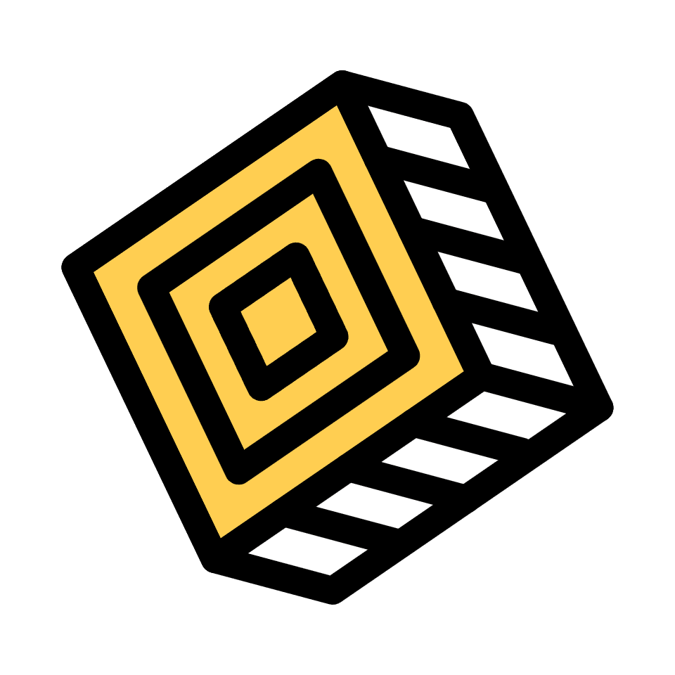 Diamond Rhombus Element from Retro Shapes Set