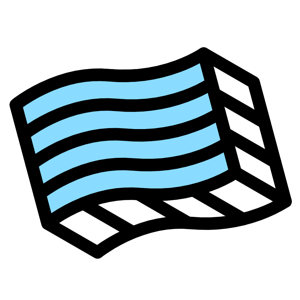 Flag Element from Retro Shapes Set