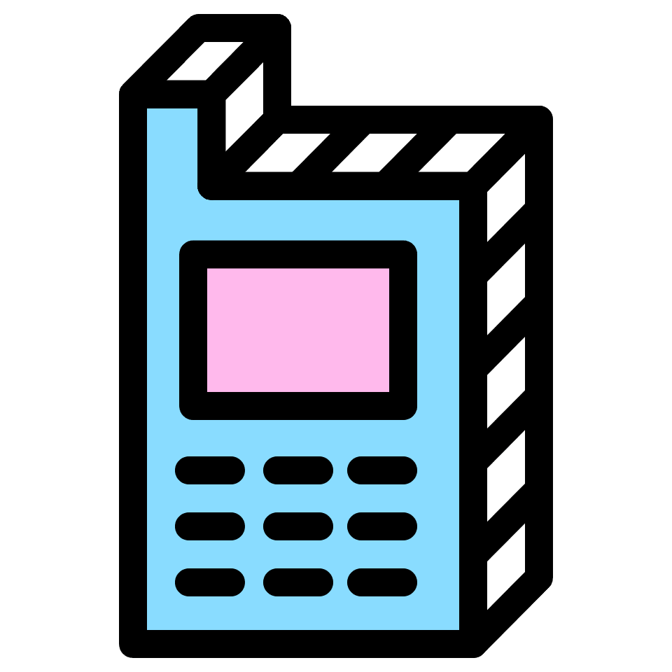 Mobile Phone Element from Retro Shapes Set
