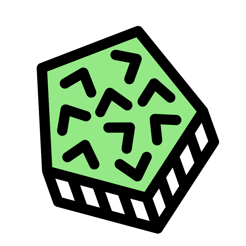 Pentagon Element from Retro Shapes Set