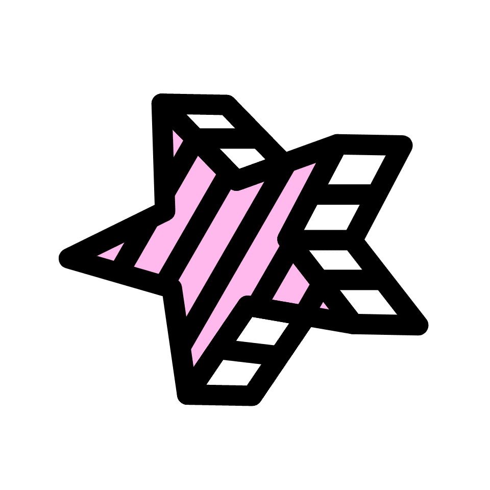 Star Rotate Element from Retro Shapes Set