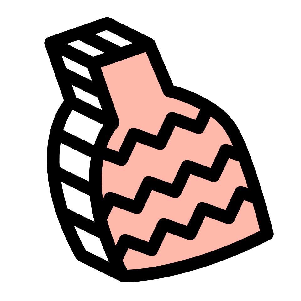 Vase Element from Retro Shapes Set