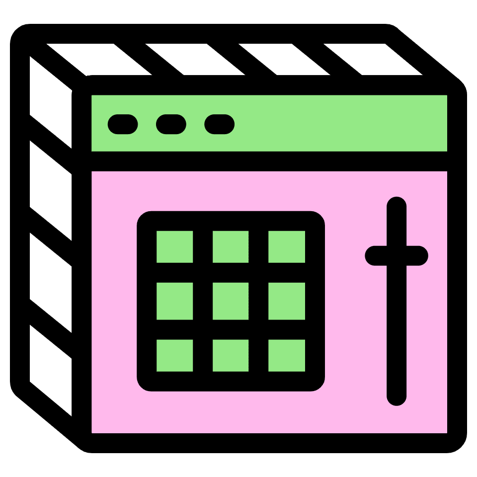 Web Page Element from Retro Shapes Set